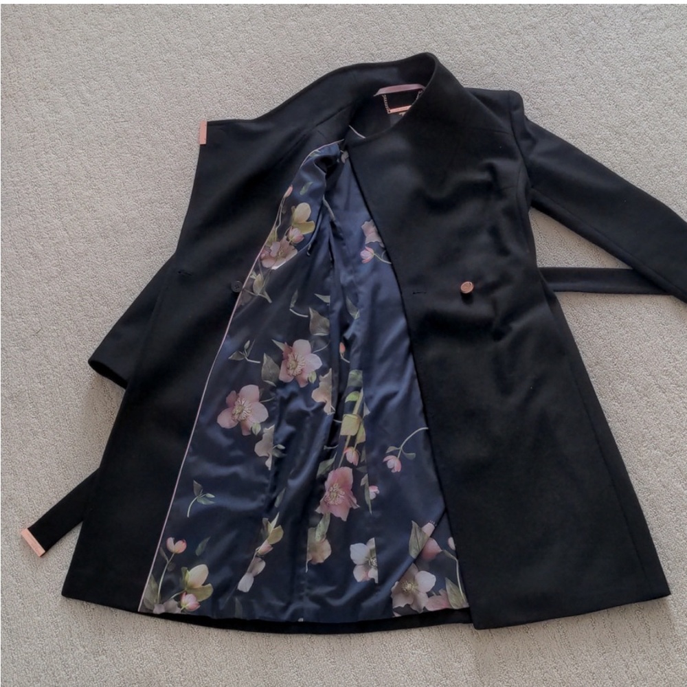 Ted Baker Wool Wrap Coat - Picture 5 of 12